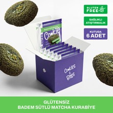 Kind Of Balanced Glütensiz Badem Sütlü Matcha Proteinli Cookie 60 gr  x 6 Adet
