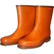 Turuncu Derby Kısa Krep Çizme Rahat Kullanım İçin