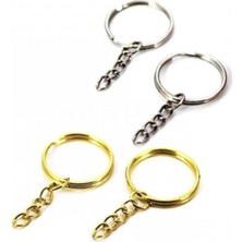 MarkEntegra 50 Adet Küçük Altın Anahtarlık Zinciri