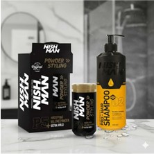 Nishman P 5 Toz Saç Şekilendirici Wax –20 gr x 3 Adet/ + 400 ml Tuzsuz Şampuan Hediye