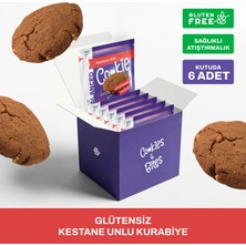 Kind Of Balanced Glütensiz Kestane Unlu Proteinli Cookie 60 gr x 6 Adet