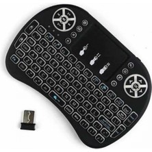 MiraLive Kablosuz Türkçe Q Klavye Rgb Işıklı Televizyon Ps3 Dokunmatik Mouse