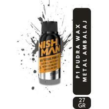 Nishman Saç Şekillendirici Dokulu Saçlar Için Toz Wax P1 (Metal Ambalaj)