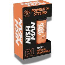Nishman Saç Şekillendirici Toz Wax P1 Sport / Oynanabilir Yapı / Kalıcı Saç Parfümü Içerikli - 20 gr