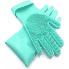  sihirli ısıya dayanıklı silikon çok amaçlı bulaşık eldiven fırçası magic gloves
