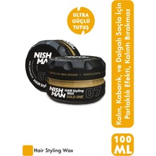 Nishman Parlak Görünüm Saç Şekillendirici Wax 07 - Lüks Parlaklık ve Güçlü Tutuş 100 ml