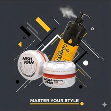 Nishman 06 Saç Şekillendiric Ultra Sert Parlak Wax 100 ml x 3 Adet/ + 400 ml Tuzsuz Şampuan Hediye