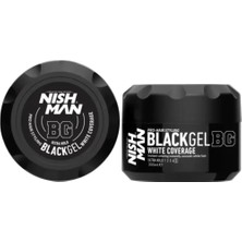Nıshman 300 ml Siyah Jöle Black Gel Beyaz Saç Sakal Kapatıcı Premium Tasarım ve Şık Görünüm