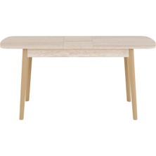 Dekorazi Babür Ortadan Açılır Mutfak Masası 75X130 cm