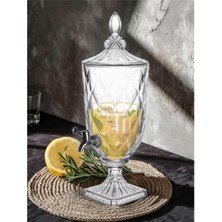 Paçi Vitrella 3000 ml Cam Şerbetlik – Musluklu Cam Meşrubat & Limonata Dispenseri