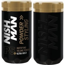 Nishman P5 Ultra Tutuşlu Toz Saç Şekillendirici Wax 20 gr Matlaştırıcı Etkili Ürün