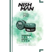 Nishman M8 Saç Şekillendirici Forming Krem Sert Mat Wax / 100 ml