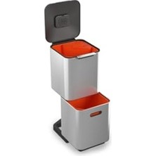 MarkEntegra Paslanmaz Çelik Çöp Kovası, 40 Litre Kapasite