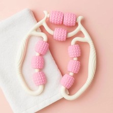 Bilfold Yumurcak Shop® 9 Tekerlekli Lenfatik Masaj Roller – Selülit Giderici, Cilt Sıkılaştırıcı, Bacak Kol Sırt Masaj Aleti