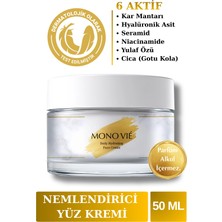 Mono Vié 3’lü Seramid ile Bariyer Onarıcı Su Bazlı Nemlendirici Yüz Kremi | 3D Hyaluronik Asit