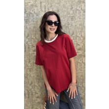 Leilaa Mas Biyeli Basic Tshirt