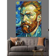 Tablomega Ünlü Ressam Van Gogh Portresi Dekoratif Kanvas - Mdf Ahşap Tablo