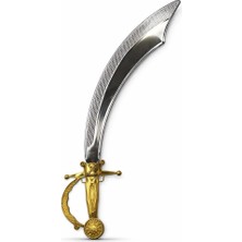 Pazarcan Parlak Metal Görünümlü Plastik Korsan Kılıcı - 45 cm