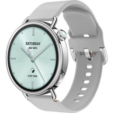 Sneezy Mi Watch S4 41MM Ile Uyumlu Yumuşak Purelux Soft Tokalı Silikon Kordon
