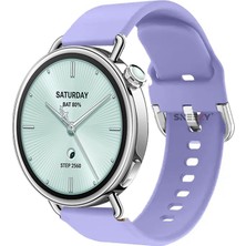 Sneezy Mi Watch S4 41MM Ile Uyumlu Yumuşak Purelux Soft Tokalı Silikon Kordon