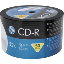 Hp Cd-R 700MB-80MIN 52X 50 Li Shrink