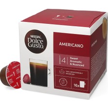 Nescafe Dolce Gusto Kapsül Kahve Americano 3 Paket 16 Kapsül Aromalı Uyumlu Tat Deneyimi