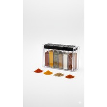 6'lı Standlı Baharatlık Takımı, Pratik ve Şık Mutfak Gereçleri