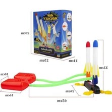 MarkEntegra Eğlenceli Uçan Roket Seti - 2'li