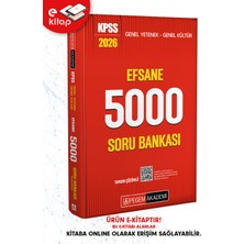 2026 Kpss Genel Yetenek Genel Kültür Efsane 5000 Tamamı Çözümlü E