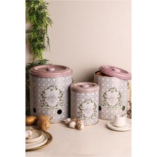 3'lü Metal Sebze Kovası Seti, Sarımsaklık ve Patates Soğanlık