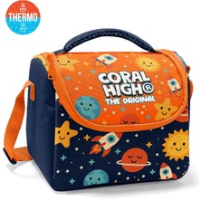 Coral High Kids Lacivert Uzay Desenli Thermo Beslenme Çantası 37160