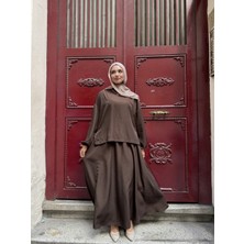 Modaco Fashion Esila Cupra Bluz Etek Takım