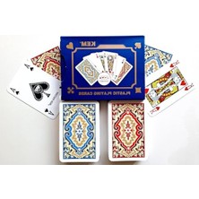 MarkEntegra Angora Plastik Iskambil Kağıdı Seti, 2 Deste