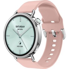 Sneezy Mi Watch S4 41MM Ile Uyumlu Yumuşak Purelux Soft Tokalı Silikon Kordon