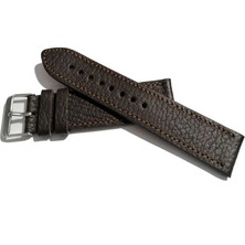 Fado&her Saate Uyumlu Hakiki Kuzu  Deri Saat  Kordonu 22 mm  (455  )  Acı Kahve