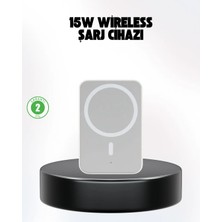 İlk El Grup Ieg™ iPhone Serileri ile Uyumlu Magsafe Manyetik Araç Telefon Tutucu ve Şarj Cihazı