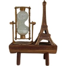 Cash Dukkan Paris Eyfel Kulesi Hediyelik Eyfel Retro Kum Saati Dekoratif Eşya