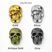 Klassiqe® Metal Kafatası Hotfix – Ütüyle Yapışan