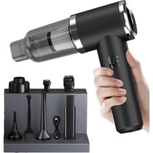 Stylmenplus Enkado Raca Vacuum Siyah Şarjlı 2 Kademeli 12.000 Pa Üflemeli El Araç Süpürgesi