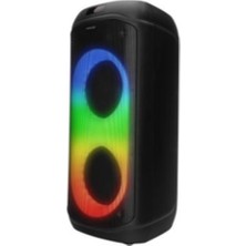 Zemira Microlab M61 80W 2 Adet Vhf Mikrofonlu Usb+ Tf Kart+Aux+Bluetooth Destekli Siyah Ses Sistemi