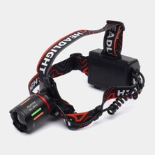 Rivera Tech Rvrstr4 Şarjlı Profesyonel Zoomlu Kamp Avcı Balıkçı Kafa Lambası Feneri PS-2910