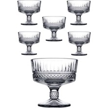 6'lı Düz Elysia Magnolia Ayaklı Çok Amaçlı Dondurmalık Seti