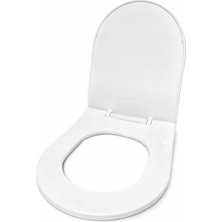 Banio Home - Sedef Yavaş Kapanan Termoplast Klozet Kapağı, Soft Close Thermoplastıc