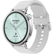 Sneezy Mi Watch S4 41MM Ile Uyumlu Yumuşak Purelux Soft Tokalı Silikon Kordon