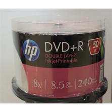 Uslucan Alışveriş Hp Dvd+R Dl 8.5gb Printable 50 Cakebox