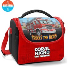 Coral High Kids Kırmızı Mavi Itfaiye Desenli Thermo Beslenme Çantası 37163
