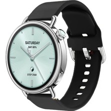 Sneezy Mi Watch S4 41MM Ile Uyumlu Yumuşak Purelux Soft Tokalı Silikon Kordon