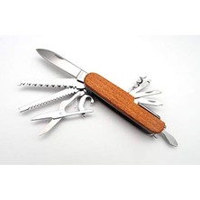 MarkEntegra Ahşap Malzemeden Yapılmış Outdoor Kamp Cep Çakısı