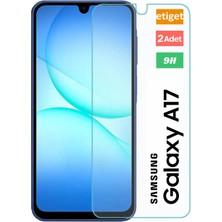 Etiget Samsung Galaxy A17 5G Ekran Koruyucu 9H Temperli Cam (2 Adet)