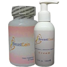 Subutu Süper Breastgain Krem 120 ml + Breastgain 60 Lı Caps Kadınlara Özel Takım